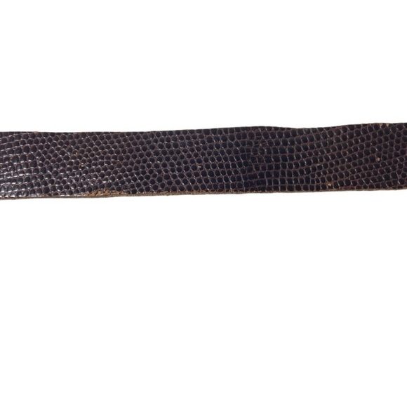 80s Miss Ellen Ruth Levy NYC Vintage Enamel Copper Snakeskin Belt main image 16